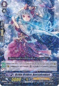 Battle Maiden, Amenohoakari - BT14: Brilliant Strike - Cardfight Vanguard card