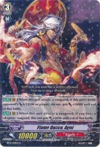 Flame Dance, Agni - BT14: Brilliant Strike - Cardfight Vanguard card