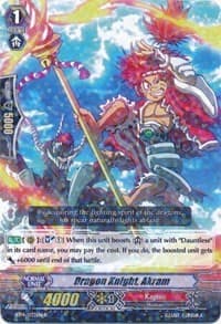 Dragon Knight, Akram - BT14: Brilliant Strike - Cardfight Vanguard card