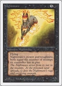 Nightmare - Unlimited Edition - Magic: The Gathering card