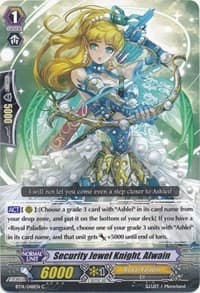 Security Jewel Knight, Alwain - BT14: Brilliant Strike - Cardfight Vanguard card