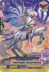 Jewel Knight, Sacred Unicorn - BT14: Brilliant Strike - Cardfight Vanguard card