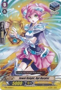 Jewel Knight, Opt Harpist - BT14: Brilliant Strike - Cardfight Vanguard card