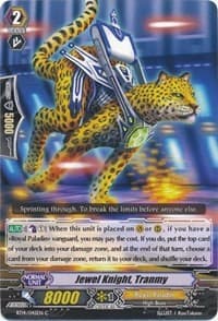 Jewel Knight, Tranmy - BT14: Brilliant Strike - Cardfight Vanguard card
