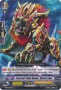 Sacred Twin Beast, Black Lion - BT14: Brilliant Strike - Cardfight Vanguard card