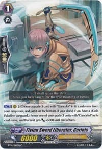 Flying Sword Liberator, Gorlois - BT14: Brilliant Strike - Cardfight Vanguard card