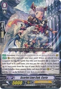 Scarlet Lion Cub, Caria - BT14: Brilliant Strike - Cardfight Vanguard card