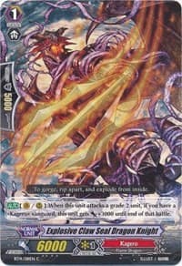 Explosive Claw Seal Dragon Knight - BT14: Brilliant Strike - Cardfight Vanguard card
