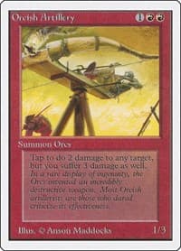 Orcish Artillery - Unlimited Edition - Magic: The Gathering card
