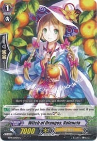 Witch of Oranges, Valencia - BT14: Brilliant Strike - Cardfight Vanguard card