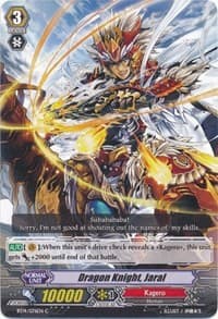 Dragon Knight, Jaral - BT14: Brilliant Strike - Cardfight Vanguard card