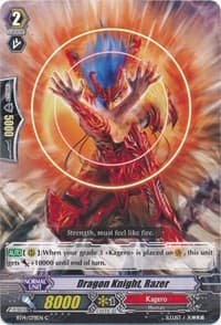 Dragon Knight, Razer - BT14: Brilliant Strike - Cardfight Vanguard card