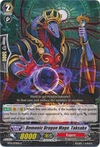 Demonic Dragon Mage, Taksaka - BT14: Brilliant Strike - Cardfight Vanguard card
