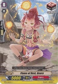 Flame of Rest, Geara - BT14: Brilliant Strike - Cardfight Vanguard card