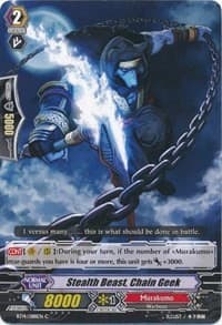 Stealth Beast, Chain Geek - BT14: Brilliant Strike - Cardfight Vanguard card