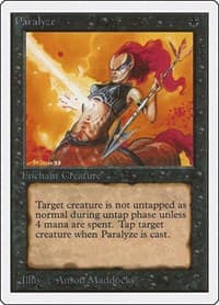 Paralyze - Unlimited Edition - Magic: The Gathering card