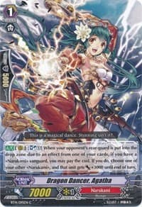 Dragon Dancer, Agatha - BT14: Brilliant Strike - Cardfight Vanguard card