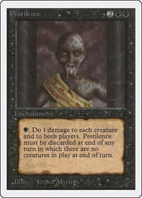 Pestilence - Unlimited Edition - Magic: The Gathering card