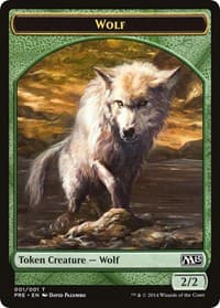 Wolf Token - Prerelease Cards - Magic: The Gathering card