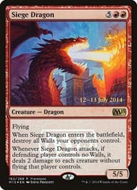 Siege Dragon - Prerelease Cards - Magic: The Gathering card