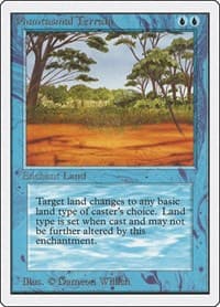 Phantasmal Terrain - Unlimited Edition - Magic: The Gathering card