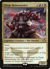 Zurgo Helmsmasher - Duel Decks: Speed vs. Cunning - Magic: The Gathering card