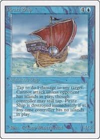 Pirate Ship - Unlimited Edition - Magic: The Gathering card