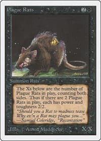 Plague Rats - Unlimited Edition - Magic: The Gathering card