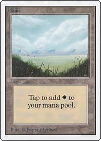 Plains (A) - Unlimited Edition - Magic: The Gathering card