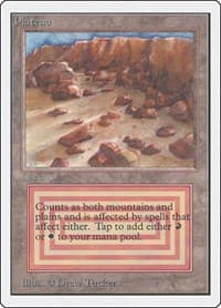 Plateau - Unlimited Edition - Magic: The Gathering card