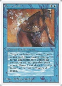 Power Leak - Unlimited Edition - Magic: The Gathering card