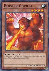 Berserk Gorilla (Shatterfoil) - Battle Pack 3: Monster League - YuGiOh card