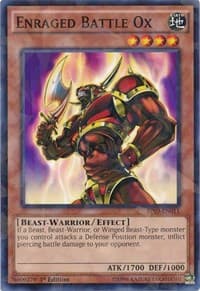Enraged Battle Ox (Shatterfoil) - Battle Pack 3: Monster League - YuGiOh card