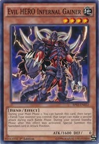 Evil HERO Infernal Gainer - Battle Pack 3: Monster League - YuGiOh card