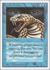 Psychic Venom - Unlimited Edition - Magic: The Gathering card