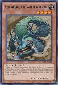 Aztekipede, the Worm Warrior - Battle Pack 3: Monster League - YuGiOh card