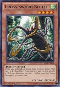 Cross-Sword Beetle - Battle Pack 3: Monster League - YuGiOh card