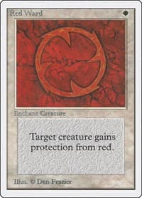 Red Ward - Unlimited Edition - Magic: The Gathering card