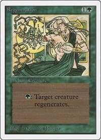 Regeneration - Unlimited Edition - Magic: The Gathering card