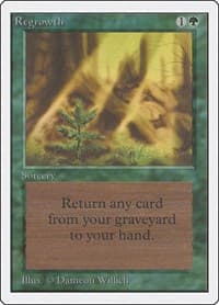 Regrowth - Unlimited Edition - Magic: The Gathering card