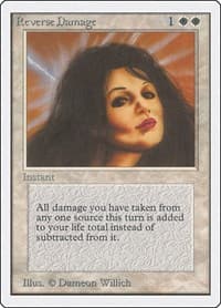 Reverse Damage - Unlimited Edition - Magic: The Gathering card