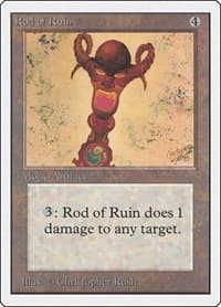 Rod of Ruin - Unlimited Edition - Magic: The Gathering card
