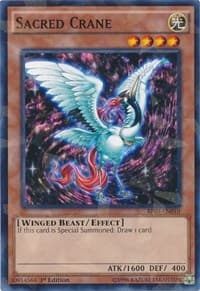 Sacred Crane (Shatterfoil) - Battle Pack 3: Monster League - YuGiOh card