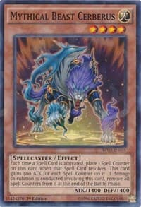 Mythical Beast Cerberus (Shatterfoil) - Battle Pack 3: Monster League - YuGiOh card