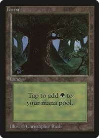 Forest (C) - Beta Edition - Magic: The Gathering card