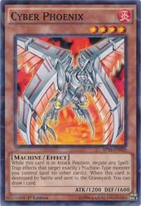 Cyber Phoenix (Shatterfoil) - Battle Pack 3: Monster League - YuGiOh card