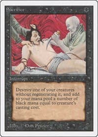 Sacrifice - Unlimited Edition - Magic: The Gathering card