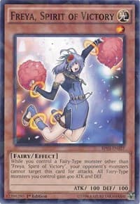 Freya, Spirit of Victory (Shatterfoil) - Battle Pack 3: Monster League - YuGiOh card