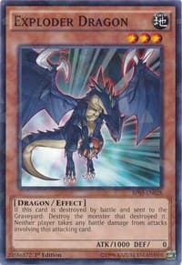 Exploder Dragon (Shatterfoil) - Battle Pack 3: Monster League - YuGiOh card