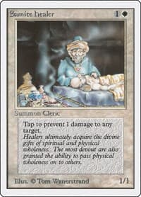 Samite Healer - Unlimited Edition - Magic: The Gathering card
